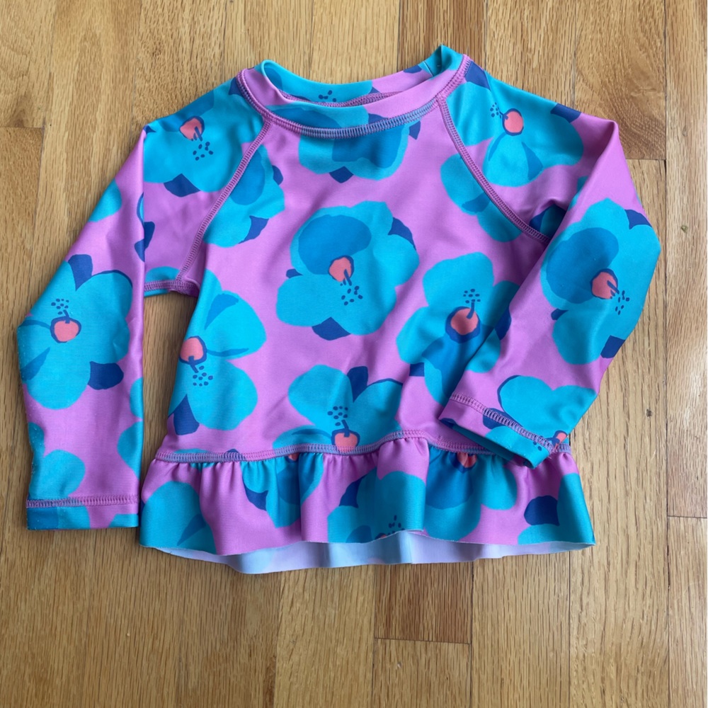 Tea collection floral rashguard